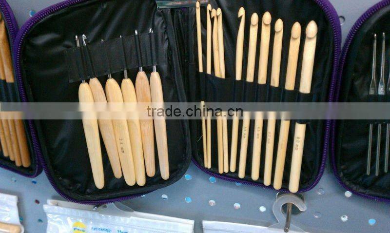 bamboo crochet hook set in high quality with economical price