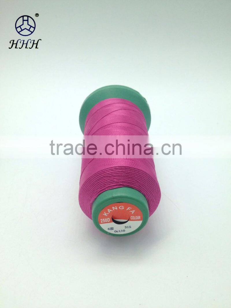 factory supply multi colored nylon threads for sewing