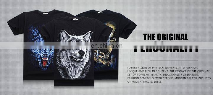 Summer New 3D men t shirt with print,skull printed t-shirt