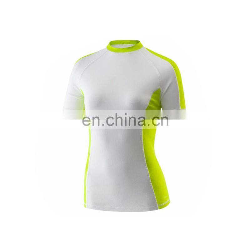 Custom compression shirt,rash guards women wholesale