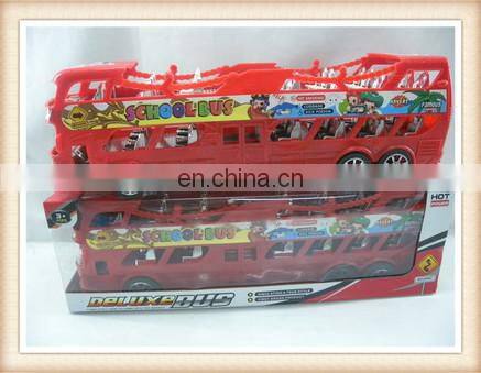 plastic mini open top viewing bus toy