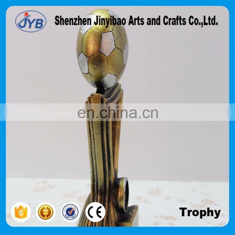 Golden football trophy Resin decoration Wholesale of Arts and crafts Creative trophy