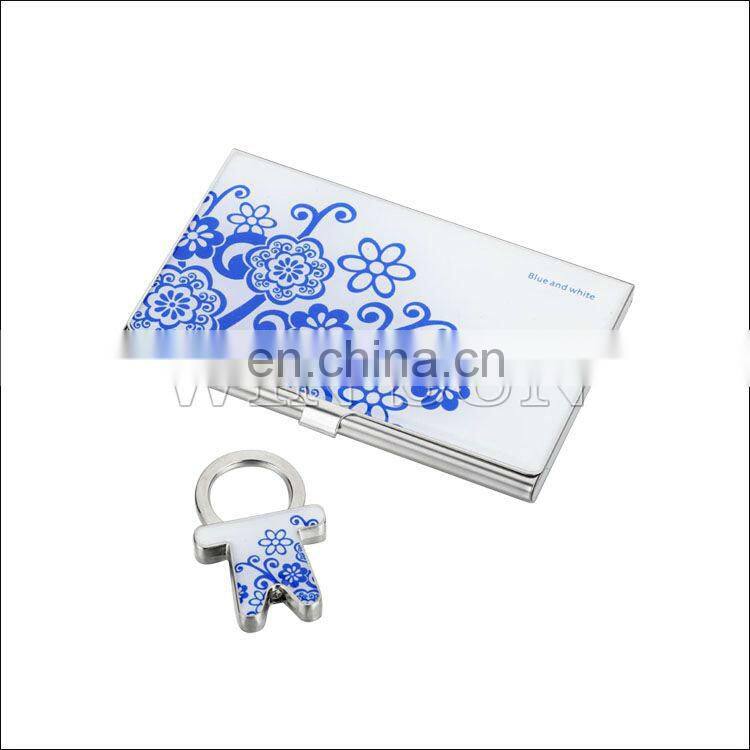 Elegant metal business card holder for men as business gift