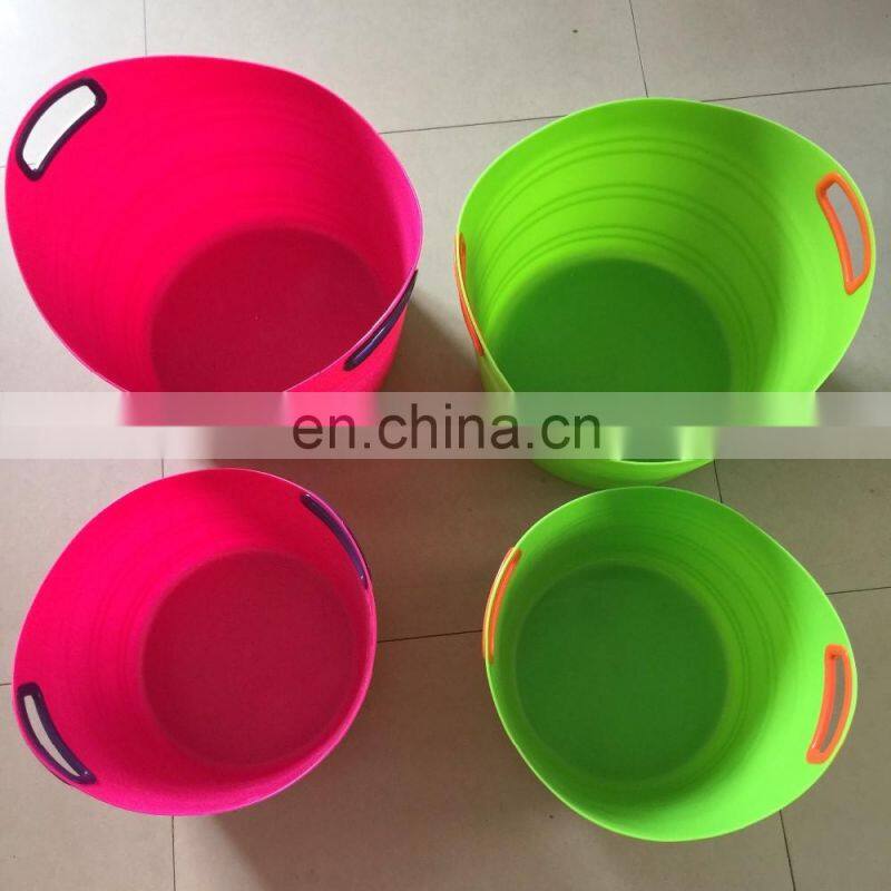 Multi-functional Flex'n Carry Basket Soft flexible handle Laundry Basket