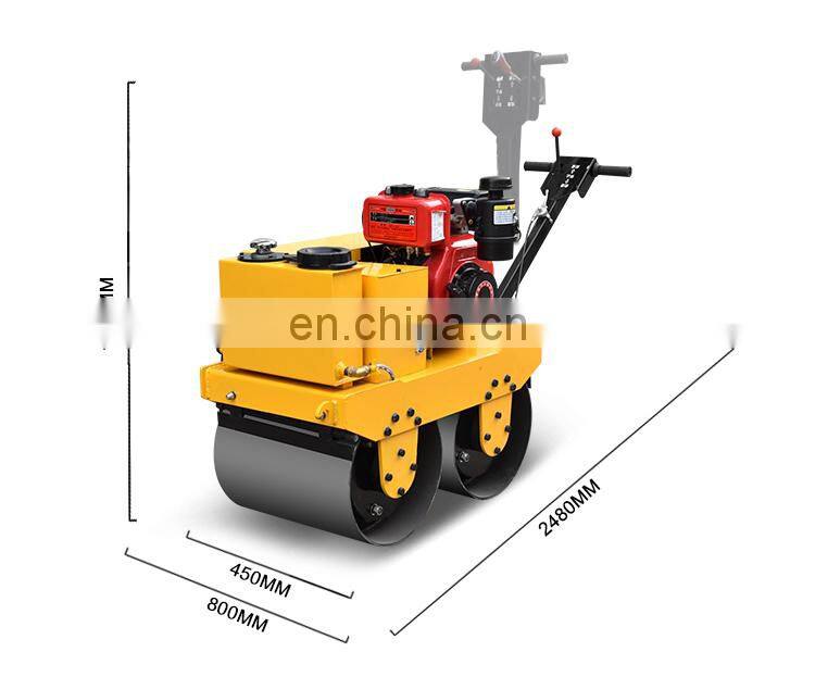 Factory outlet double drum construction machine road roller for sale