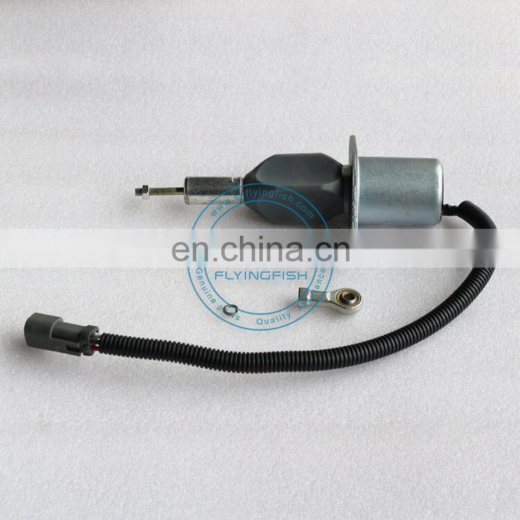 R300 PC360-7 6BT 5.9L 6CT 8.3L Fuel Shutdown Flameout Solenoid Valve 1752ES-24E7UC3B1S1 SA-4888-24 SA-4888-12 1752ES-12E7UC3B1S1