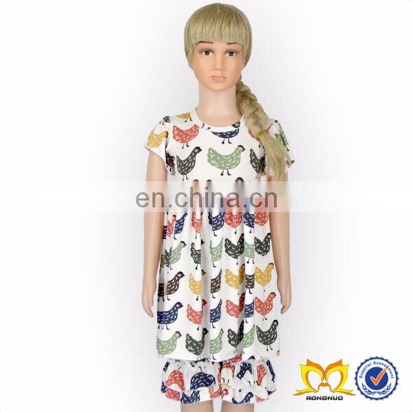 Floral Remake Baby Girls Clothing Kids Unique Boutique Ruffled Capri Sets Persnikety Summer Outfit