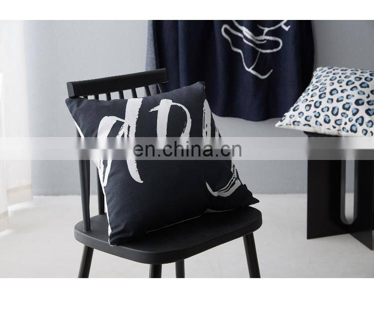 RAWHOUSE cotton canvas cushion covers leopard print cushions image