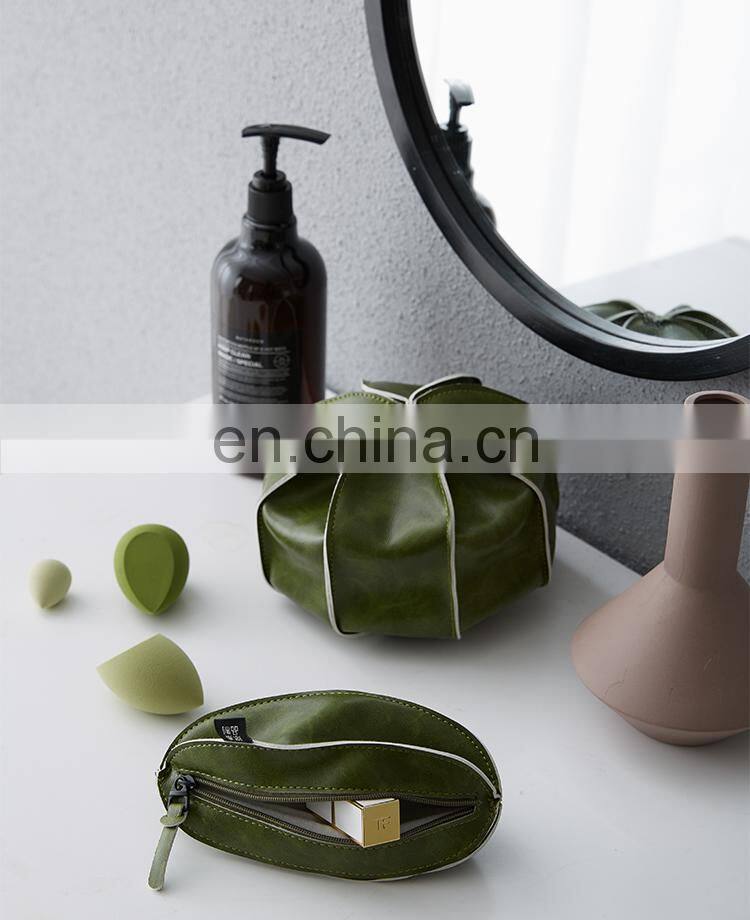 Handbags Pu leather faux leather cosmetic bags cases Makeup organizer Purses