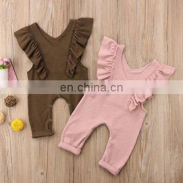 2018 New Baby Summer Suit 3 Years Old Baby Boys Girls Clothes Baby Rompers Korean