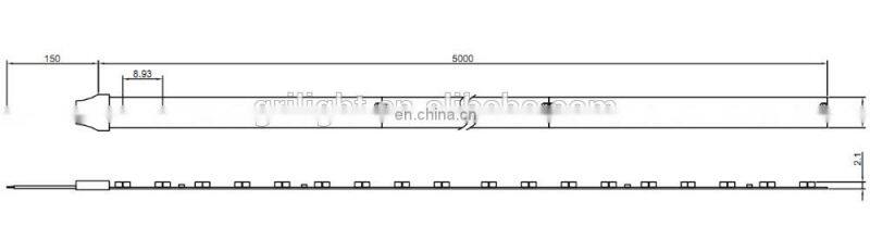 Dual color cct adjustable led strip 5630 dimmer led dimmer for single color