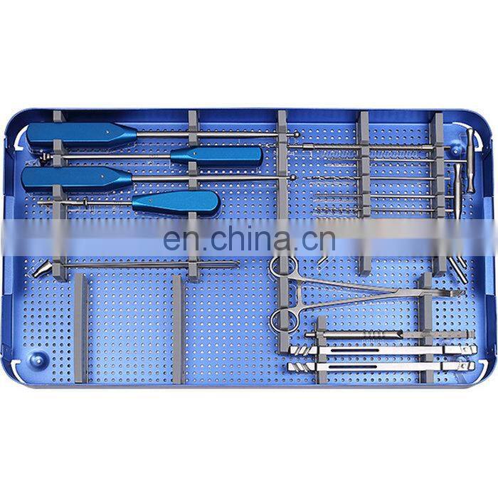 CE & ISO Marked Pelvic Reconstruction Plate Instrument Set Orthopedic Surgical Instrument