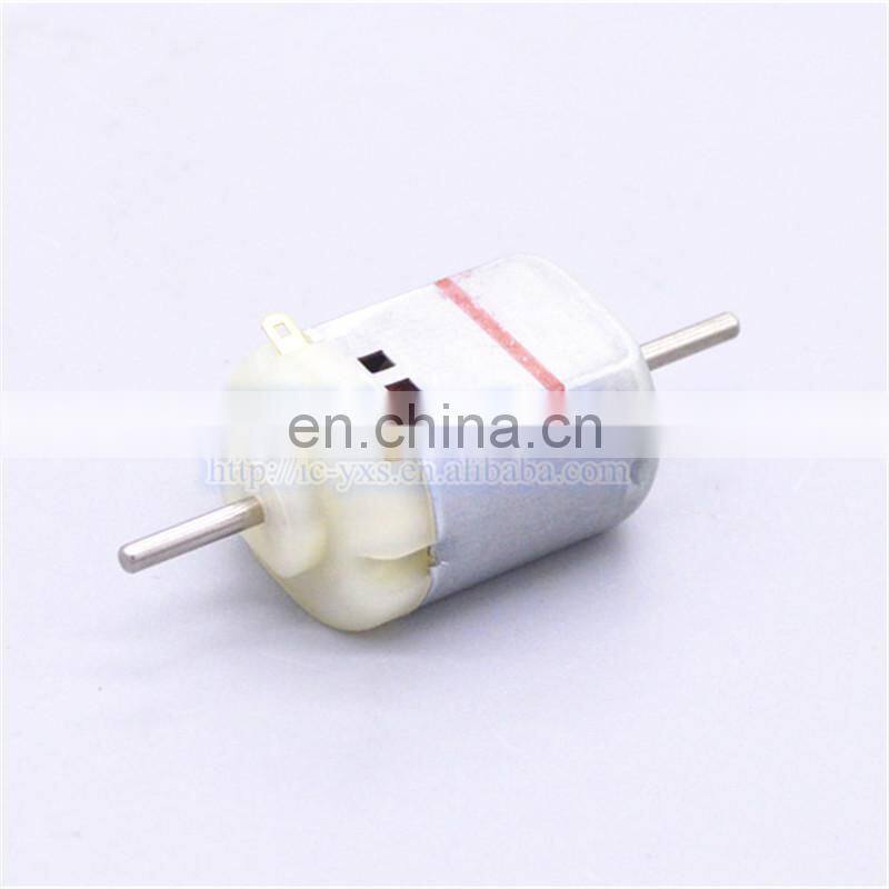 130 motor double shaft carbon brush motor 3V 6V 12V