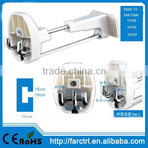 Pegboard Supermarket Security Lock Slatwall Hooks