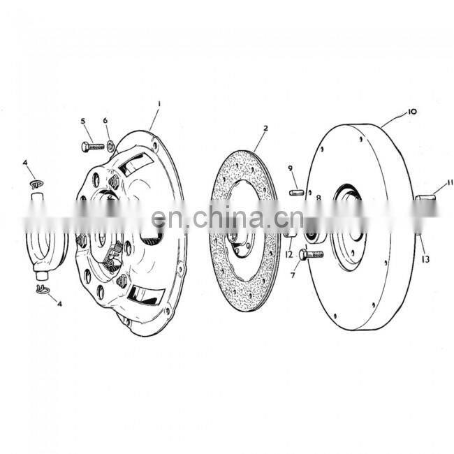 Car Spare Parts Clutch Pressure Plate for BYD F3 10269048-00