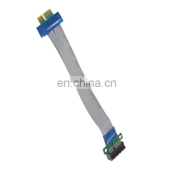 PCI-E 1X Riser Card PCIE Riser Card Extender Extension Ribbon Flex Relocate PCI Riser Card Extender Ribbon Cable