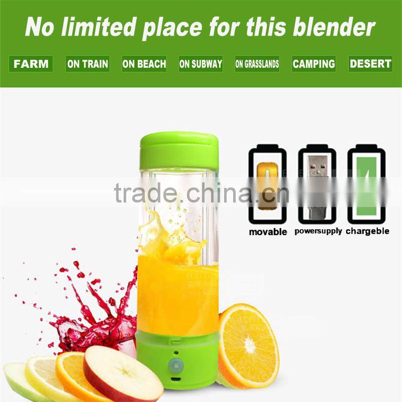 Electric Mini Portable Fruit Juicer cup shaker bottle