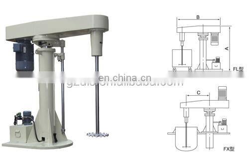 1000L high speed electric paint mixer disperser