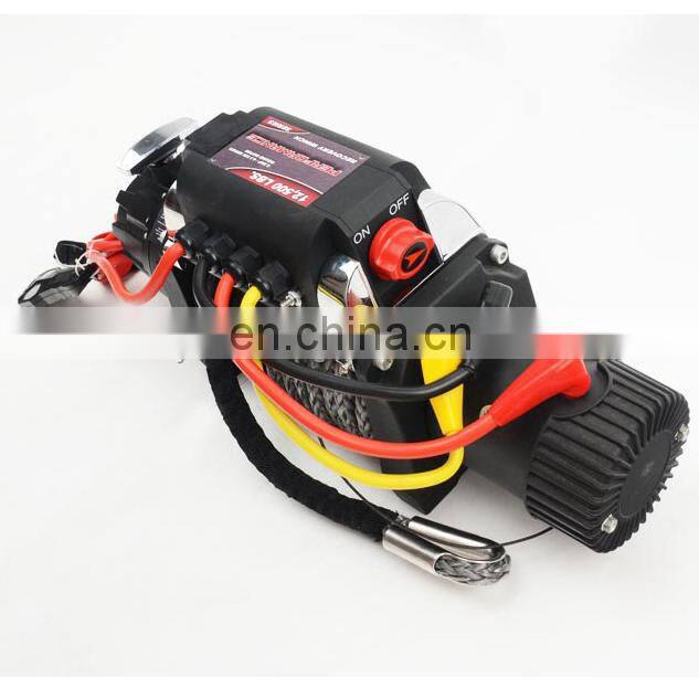 Auto parts Nylon winch for Jeep wrangler JK 2007+ 12500lbs bumper winch for Jeep accessories