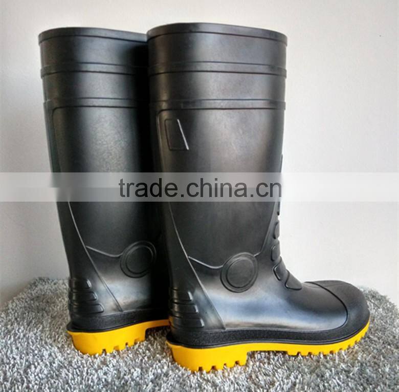 2015 CEspecial purpose heavy duty safety PVC gum boots rain boot