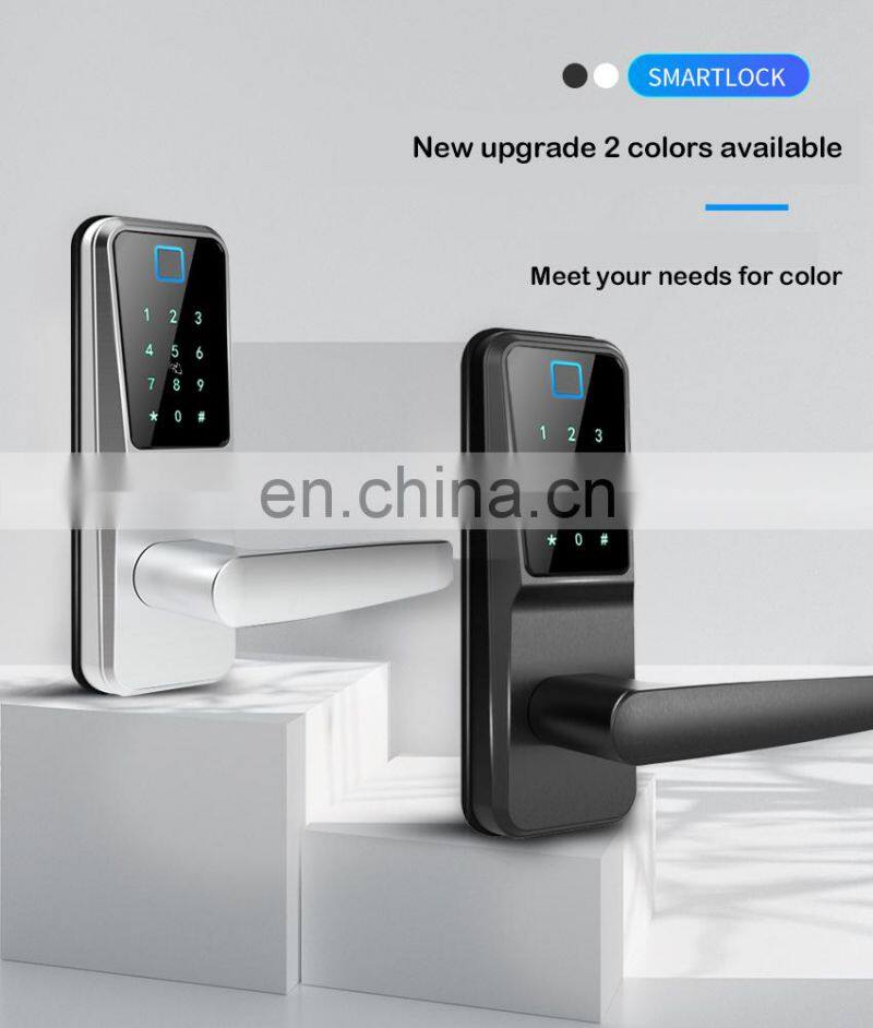 Tuya Wifi Intelligent Keypad Finger Print Electronic Password Digital Tt Biometric Security Code Fingerprint Smart Door Locks
