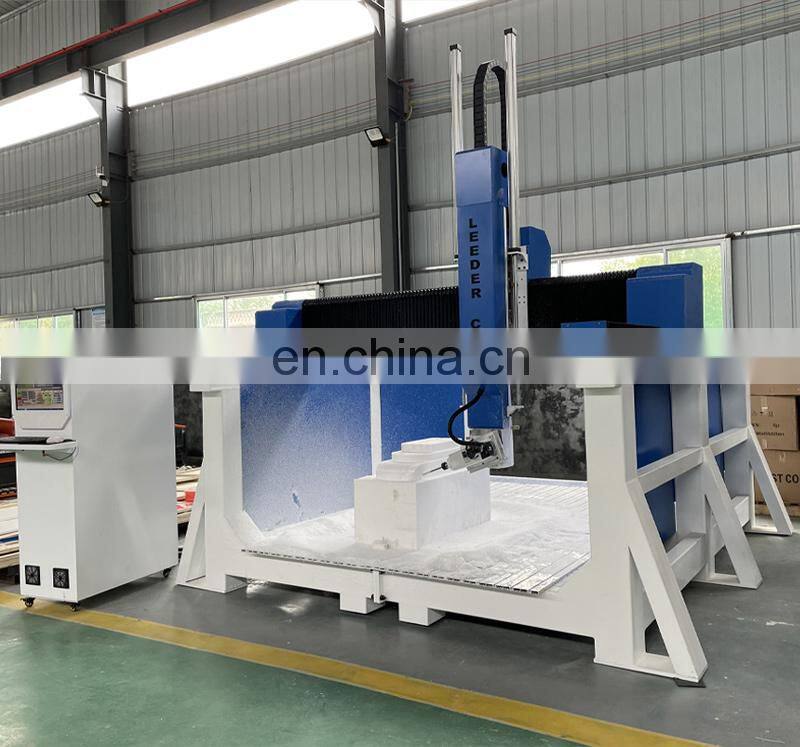 1530 5axis foam EPS carving cutting machine cnc router Syntec control system