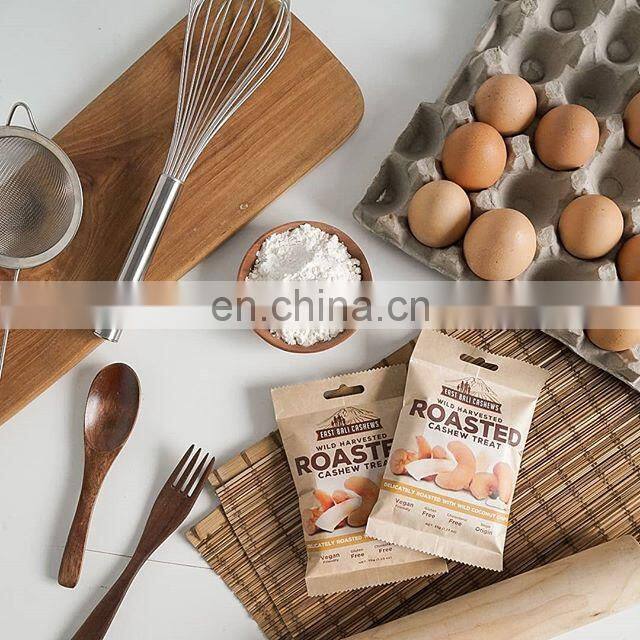 35g cashew nut sanck custom printed matte glossy kemasan roll sachet plastic packaging bag