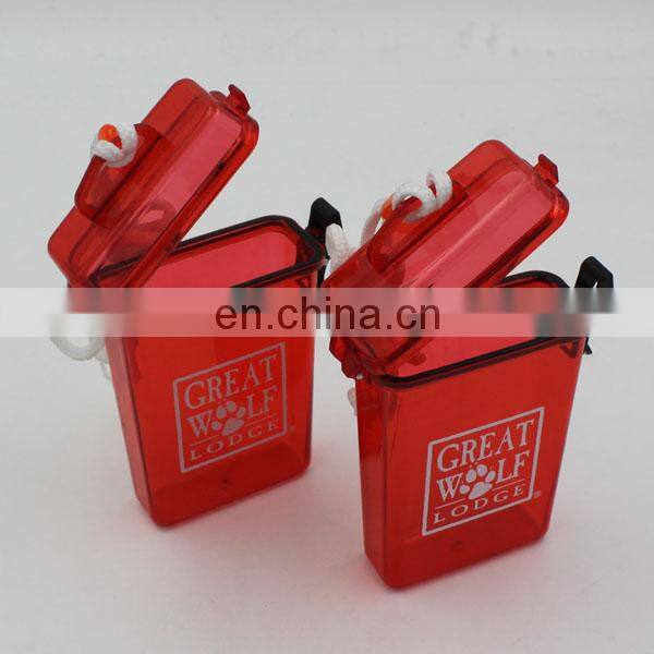 Promotional Travel Sports Plastic Round Barrel Coin Key Money Case Swimming Beach Safe Waterproof Mobile Phone Box