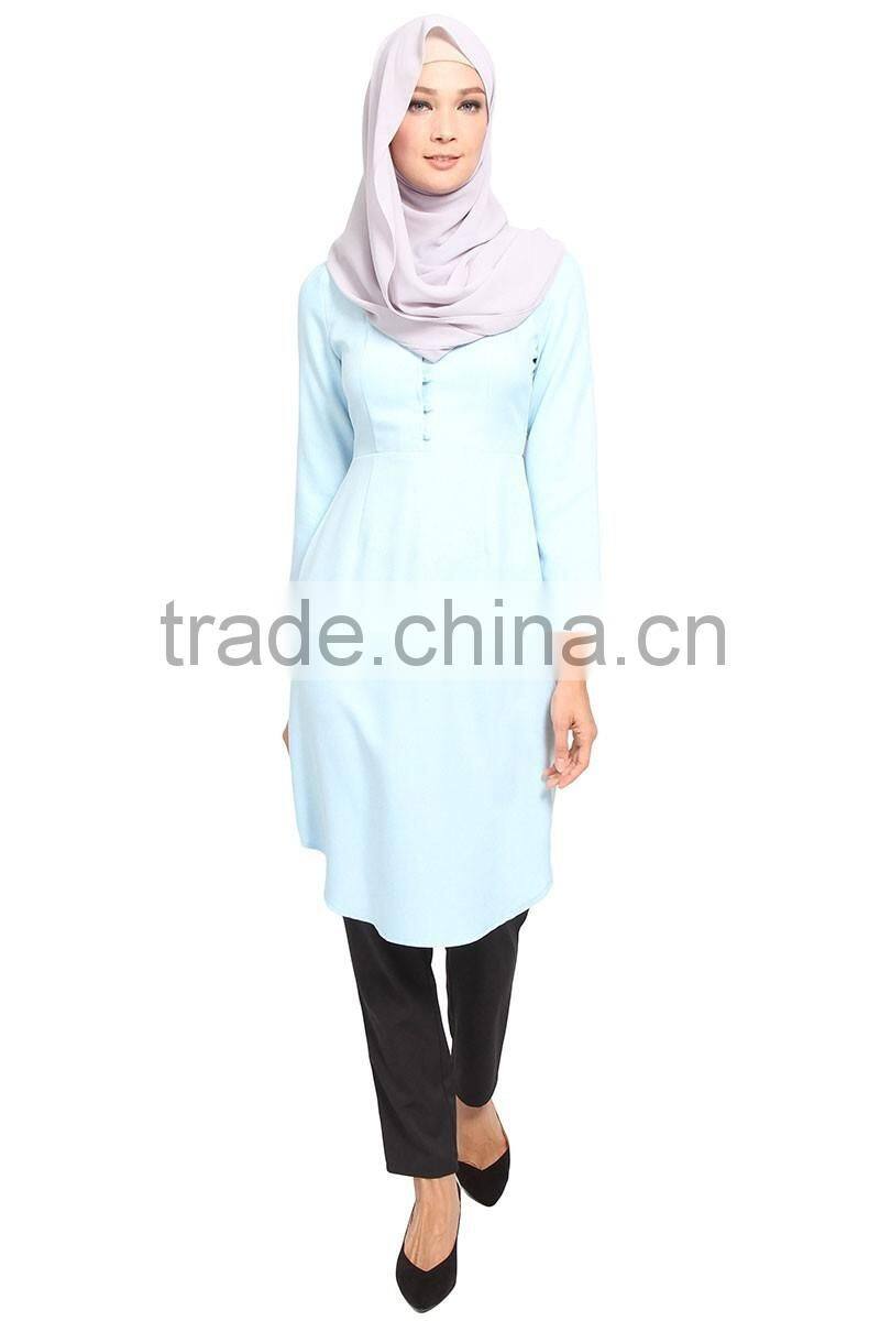 New Fashion muslim blouse fashion women blouse lady blouse