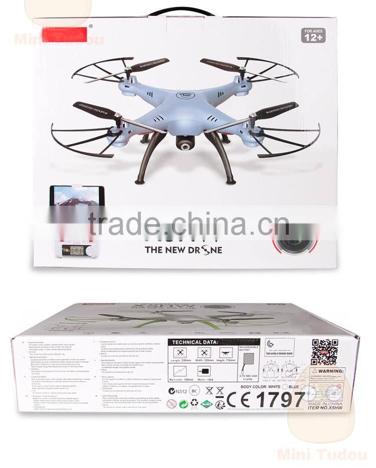 2016 newest popular barometer height syma X5HW wifi control quadcopter