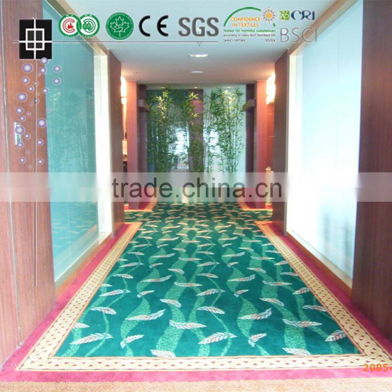 100% Hand Tufted Carpet Hand Needle Punch Carpet For Hotel Corridor Carpet