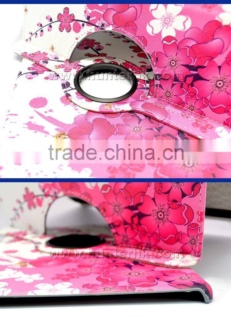 Pink Blossom Rotating Tablet Case For iPad Air 2
