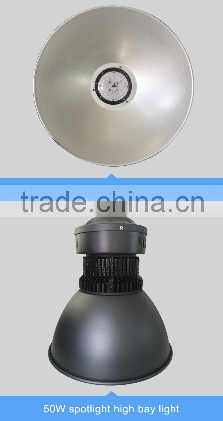 Sinozoc Wholesale 50w 100w ip65 Led High Bay Lights good heat radiation low decay Indoor Led High Bay Lighting Fixture