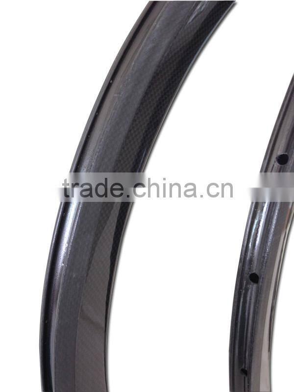 100% carbon fiber Toray T700 Road bike wheel rim 700C 38mm