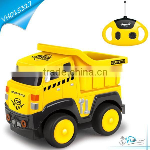 Music and Light RC Dump Truck for Children 2016