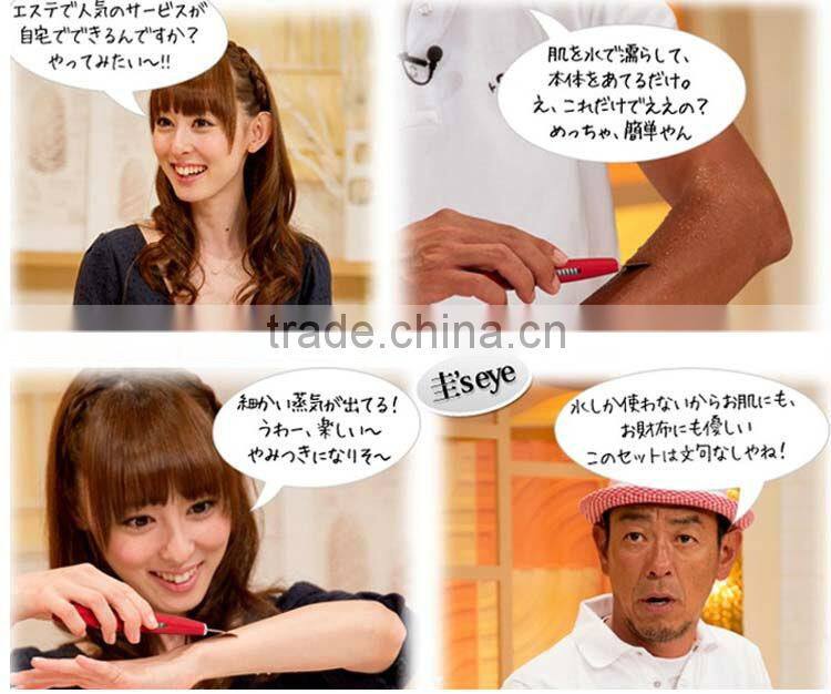 Handheld stainless steel skin scrubber electric facial scrubber