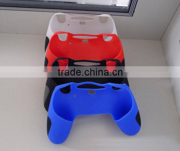2015 High quality silicone ps4 controller shell/remote control cover/ps4 controller case