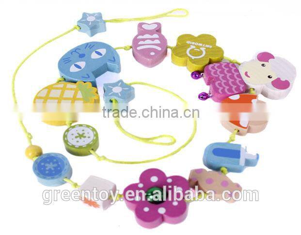 baby crafts wooden beads decoration