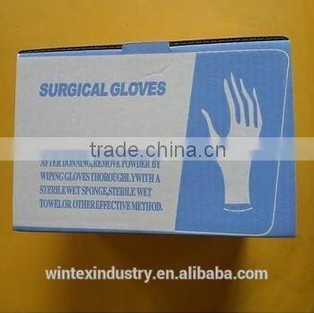 Cheap sterile surgical colored latex surgical disposable gloves medical manufacturer malaysia price wholesale