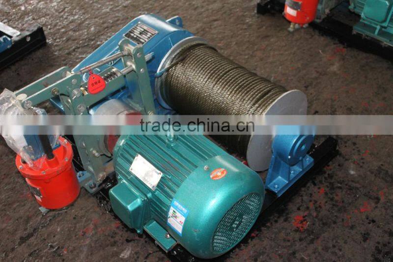High Efficiency 0.5-60 T Fast Speed Electric Winch, lifting material use