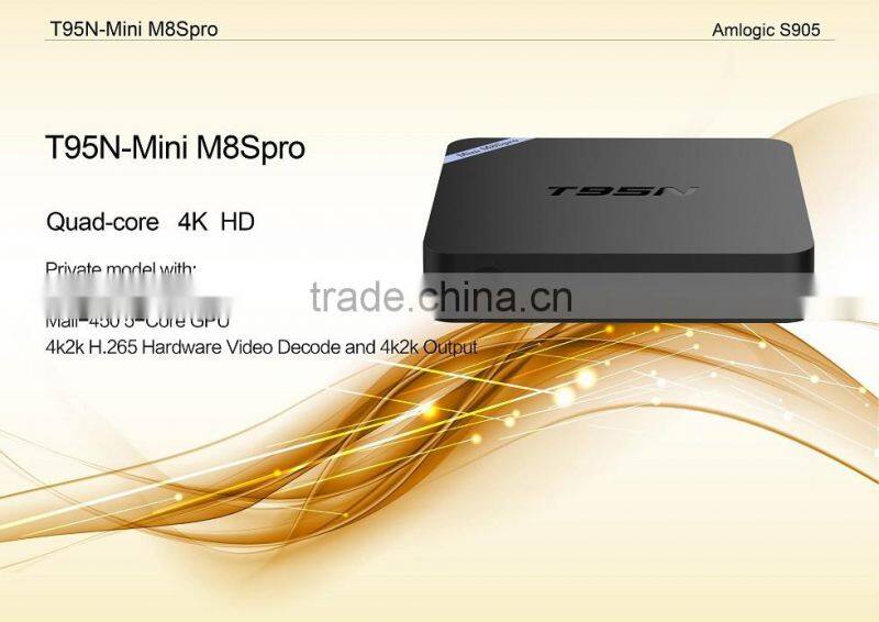 Vensmile Mini M8S Quad Core Amlogic S905 With Android5.1 System 2G,8G S905 tv box S905