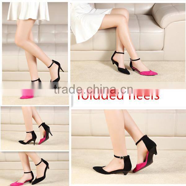 2016 New Arrival Detachable Heel Shoes, High Heel Shoes Dace Shoes, Changeable Heels Removable Heel Shoes