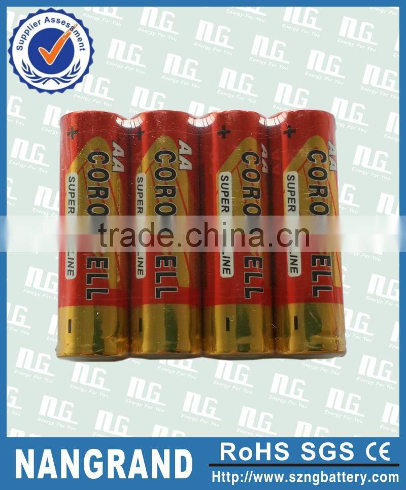 Environmental 1.5v aa not rechargeable battery