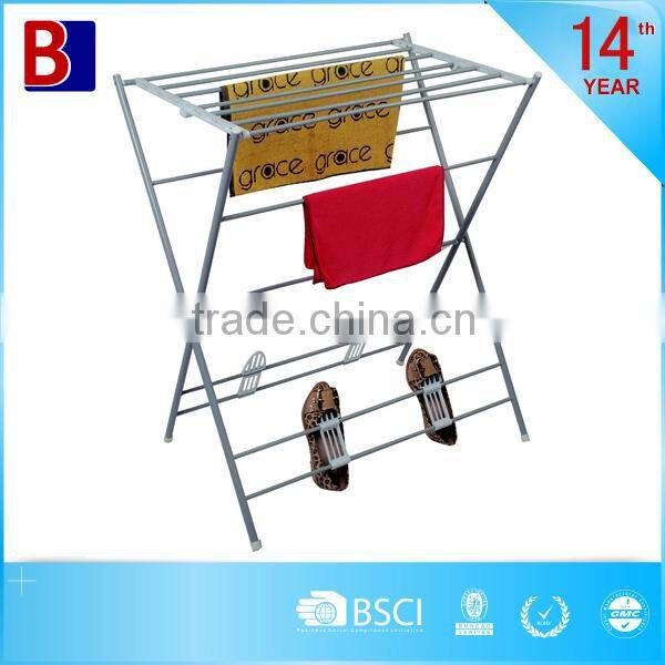 Fashion powder coating metal folding cloth stand
