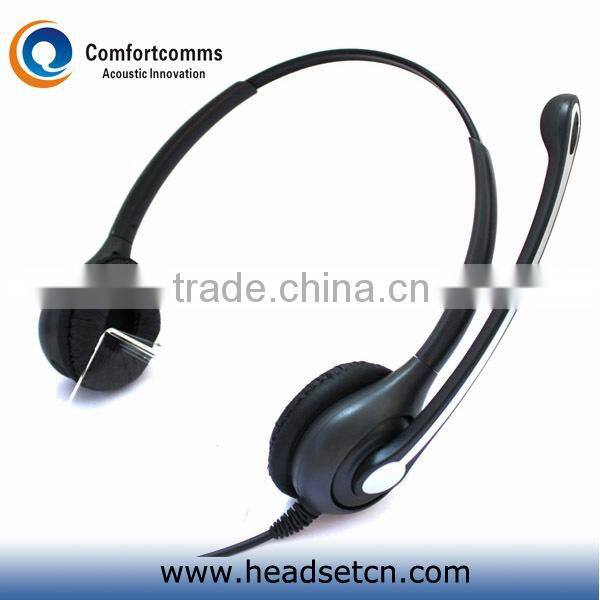 Call center usb stereo headset with mic and volume control for pc HSM-602FPQDUSBS