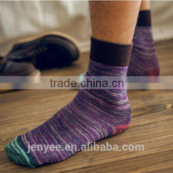 Custom new casual fashion dress stripe sock by apple designer