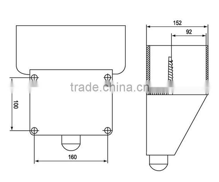 CNTD 15A 250V Button Spring Type Protective Guard Foot Switch Momentary Pedal Switches (CFS-602)