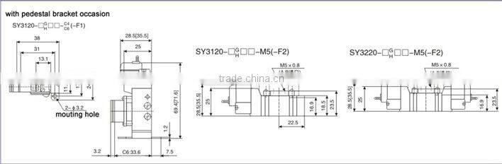 SMC SY7220 solenoid valve