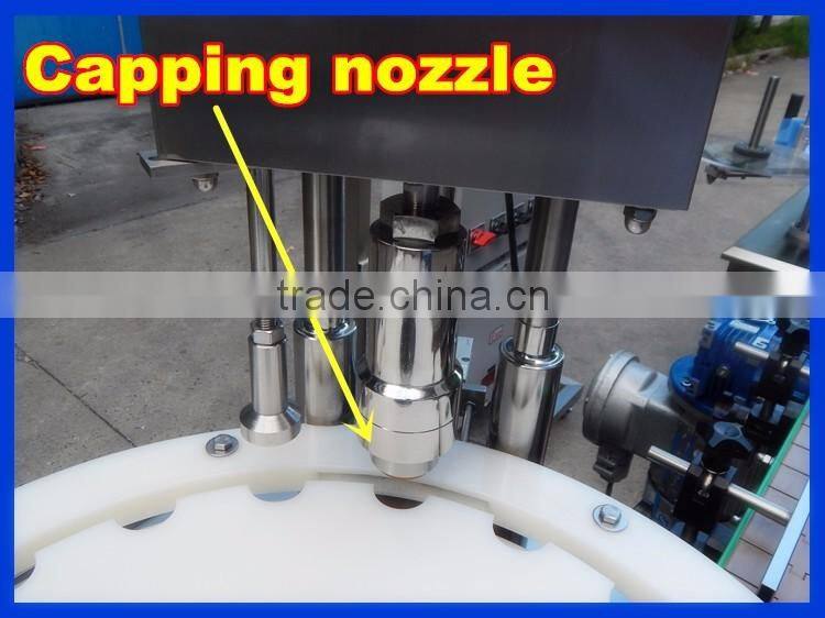 GMP requirement full automatic alcohol filling machine,200ml bottle filler