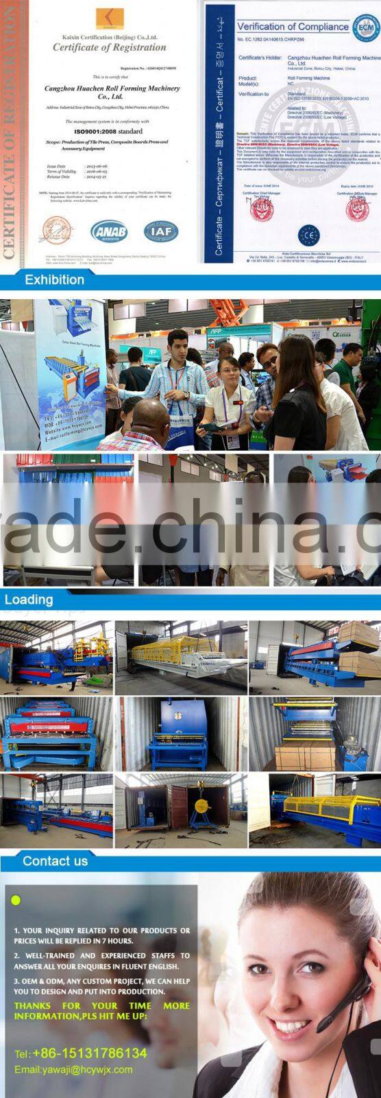 Cold Steel Roofing Sheet Hydraulic Arch Machine for Sale